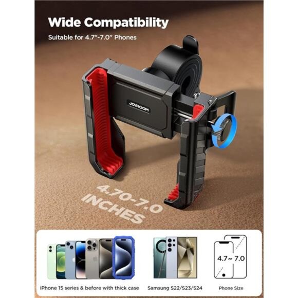 Motorcycle Bike Phone Mount Holder - Bicycle Handlebar Cell Phone Mount - Picture 5 of 7